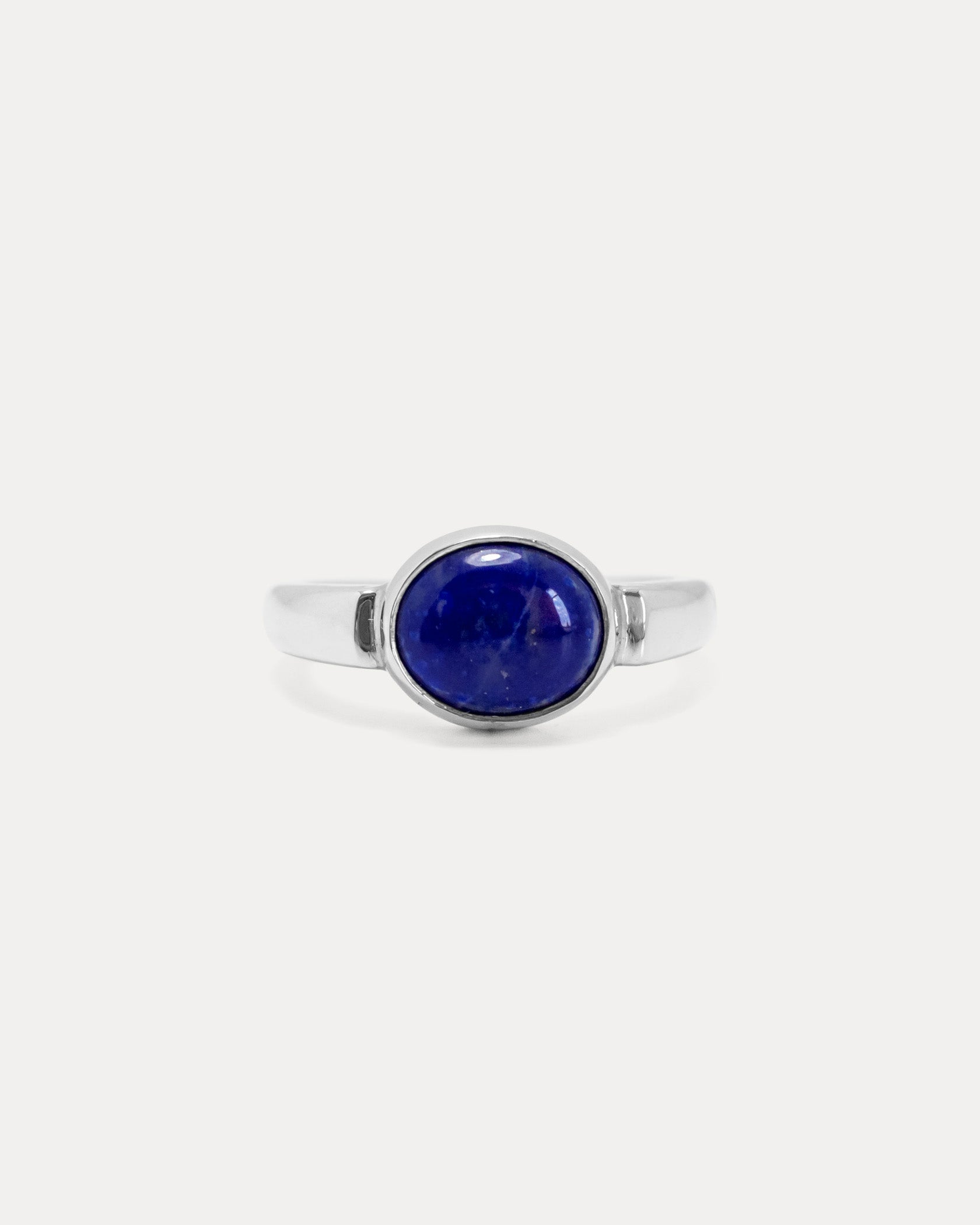 Revozze Joyería · Anillo de plata 925 con lapislázuli hecho a mano 