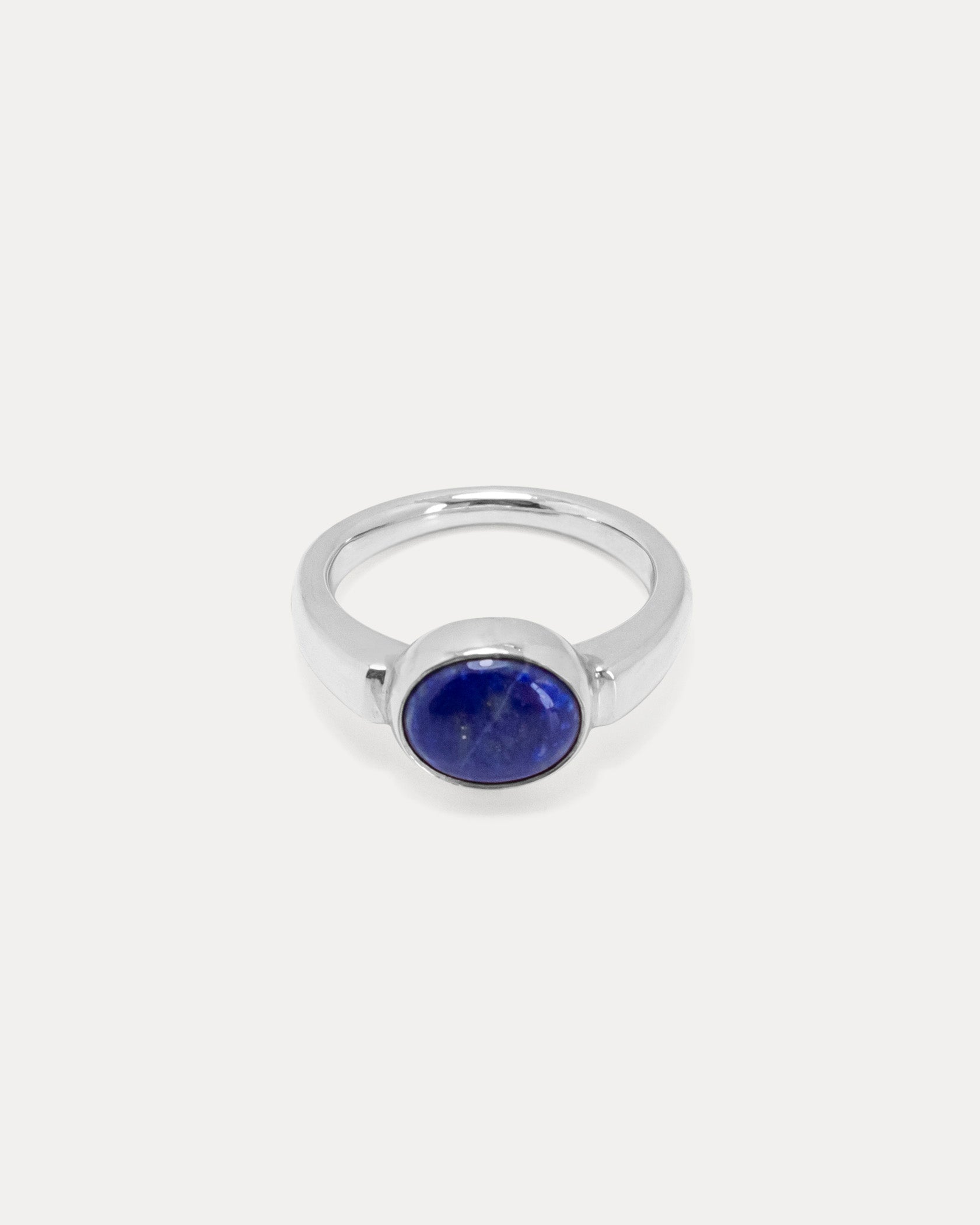 Revozze Joyería · Anillo de plata 925 con lapislázuli hecho a mano 