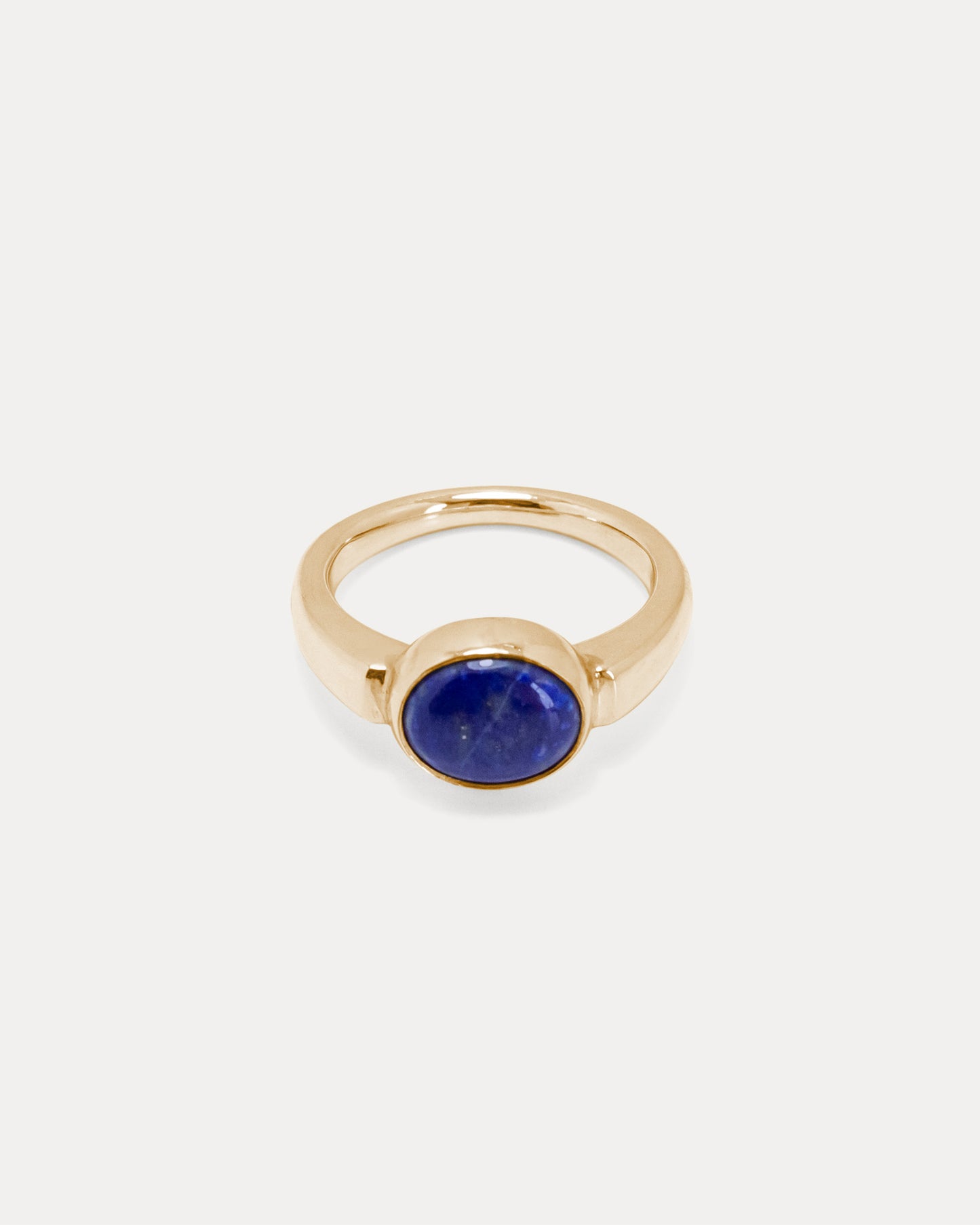 Revozze Joyería · Anillo de vermeil con lapislázuli hecho a mano 